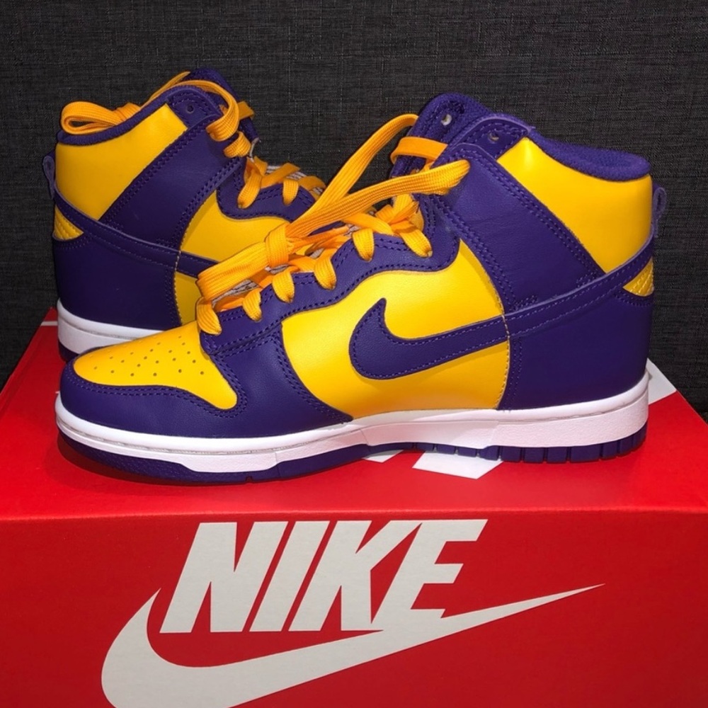 NEW LAKER HIGHTOP DUNKS